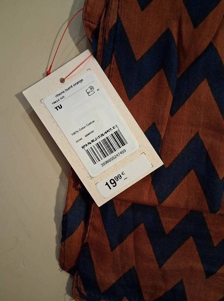 Echarpe Célio marron taille unique