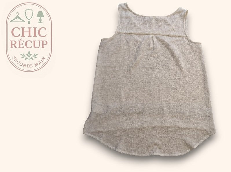 Debardeur Casual Collection - M - Blanc - Qubur-52