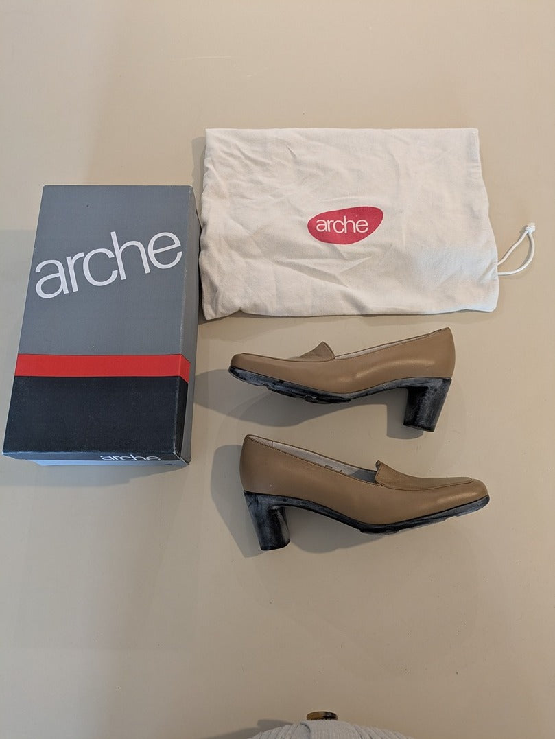 Chaussures À Talons Arche - 36.5 - Beige - Labag-5