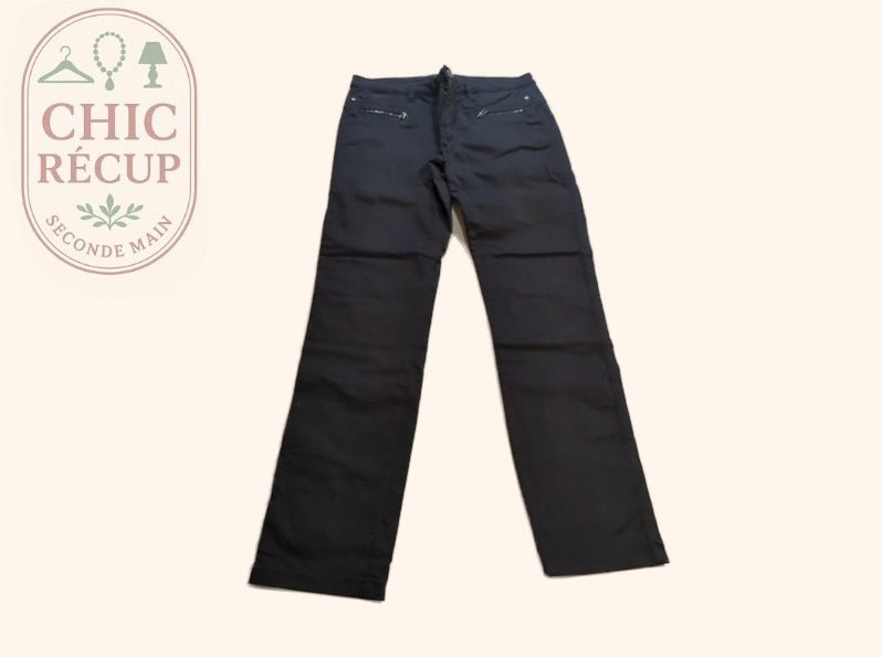 Jeans Droit - Street One - 40 - Noir - Qubur-137