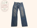 Jean droit H&m - 40 - Bleu - Straight Regular