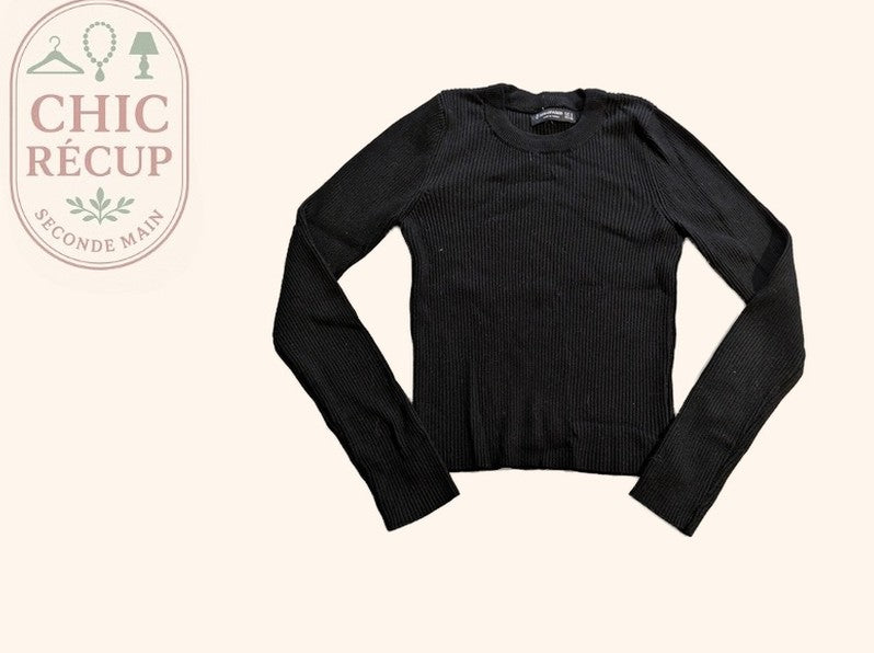 Autre Sweat Stradivarius - S - Noir - Mache-05
