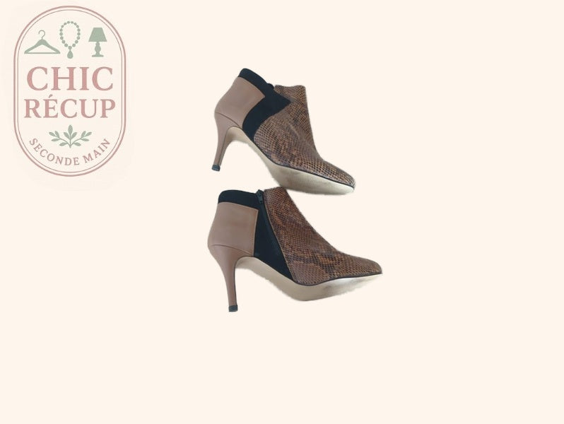 Bottines - Les Fées de Bengale - 37 - Marron - 12345
