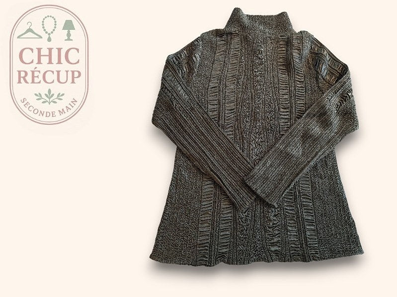 Blouse Manches Longue Laetitia Star - M - Kaki - Brhal-95