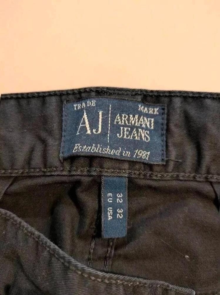 Jeans Coupe Droite Armani Jeans - M - Noir - Phleg-11