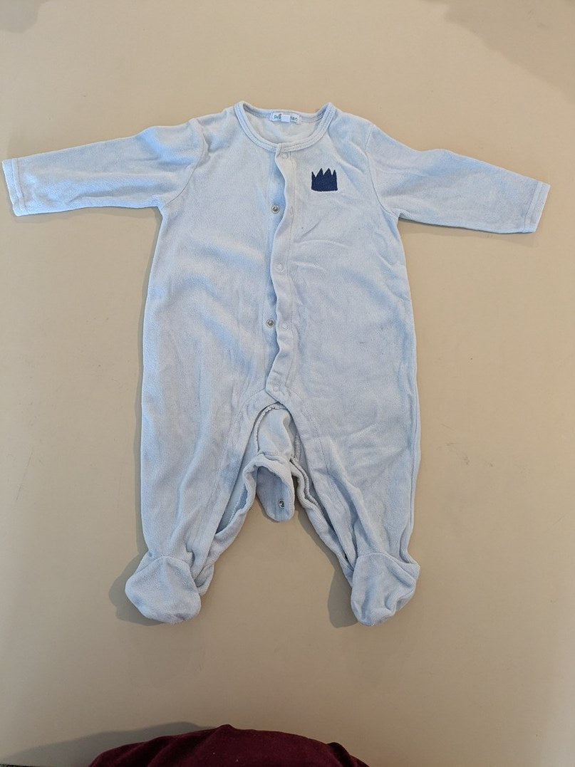 Lot De Vêtements Sucre D'orge - 1-3 Mois - Bleu Clair - Erbul-7