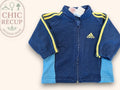 Gilet Zippé Adidas - 6-9 Mois / 68 Cm - Marine - Erbul-107