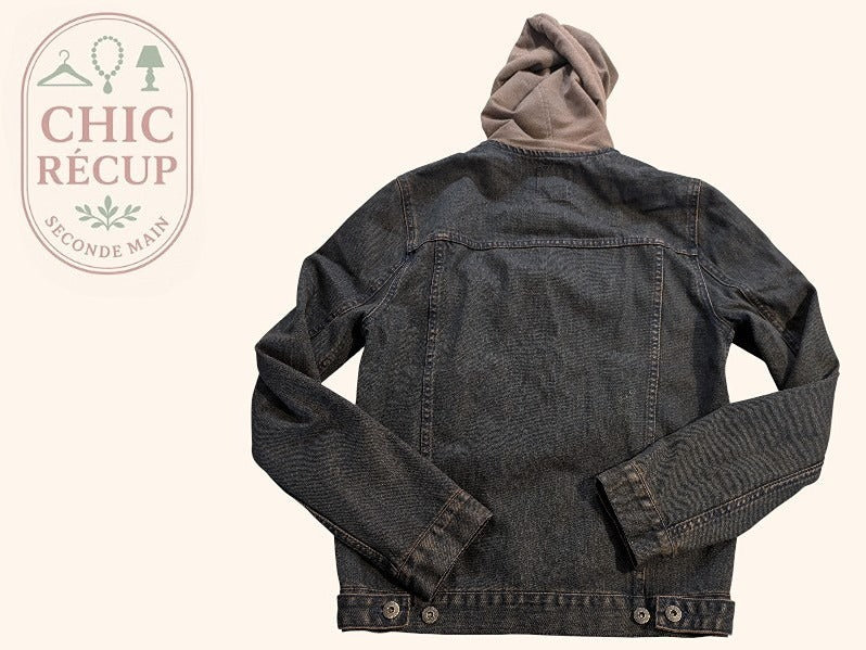 Veste En Jean Asos - Xs - Marine - Ramec-24