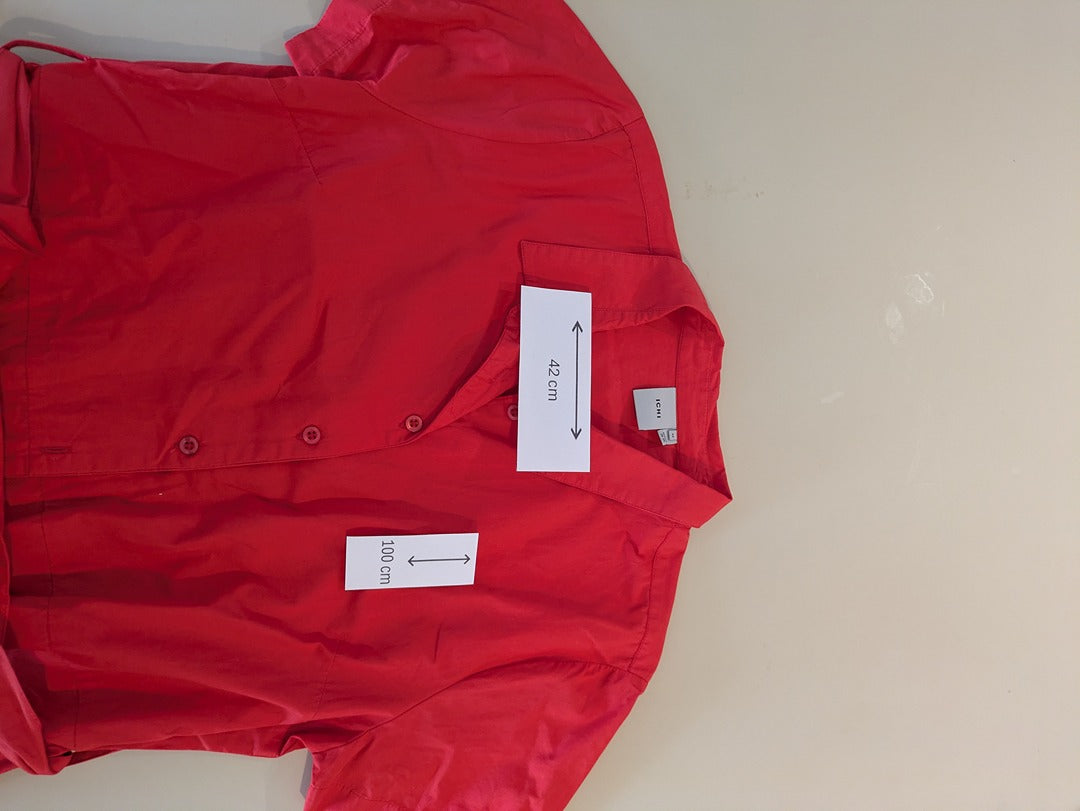 Robe Midi Ichi - 42 - Rouge - Myfed-164
