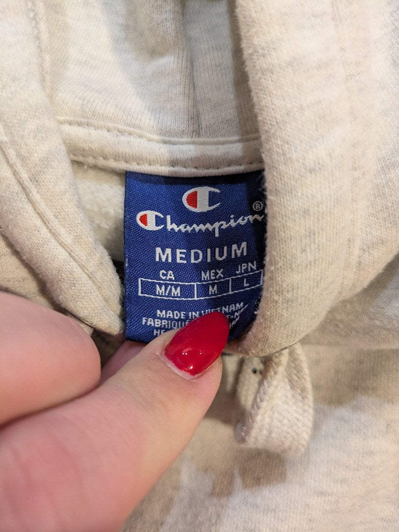 Sweat À Capuche Champion - M - Beige - Chpav-133