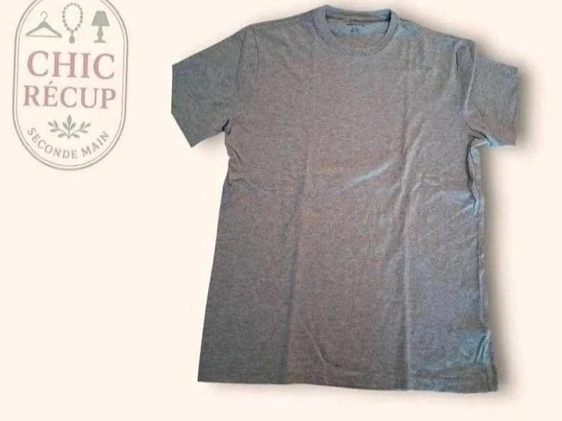 T-shirt Uni Amazon Essentials - M - Gris - Ayzan-61