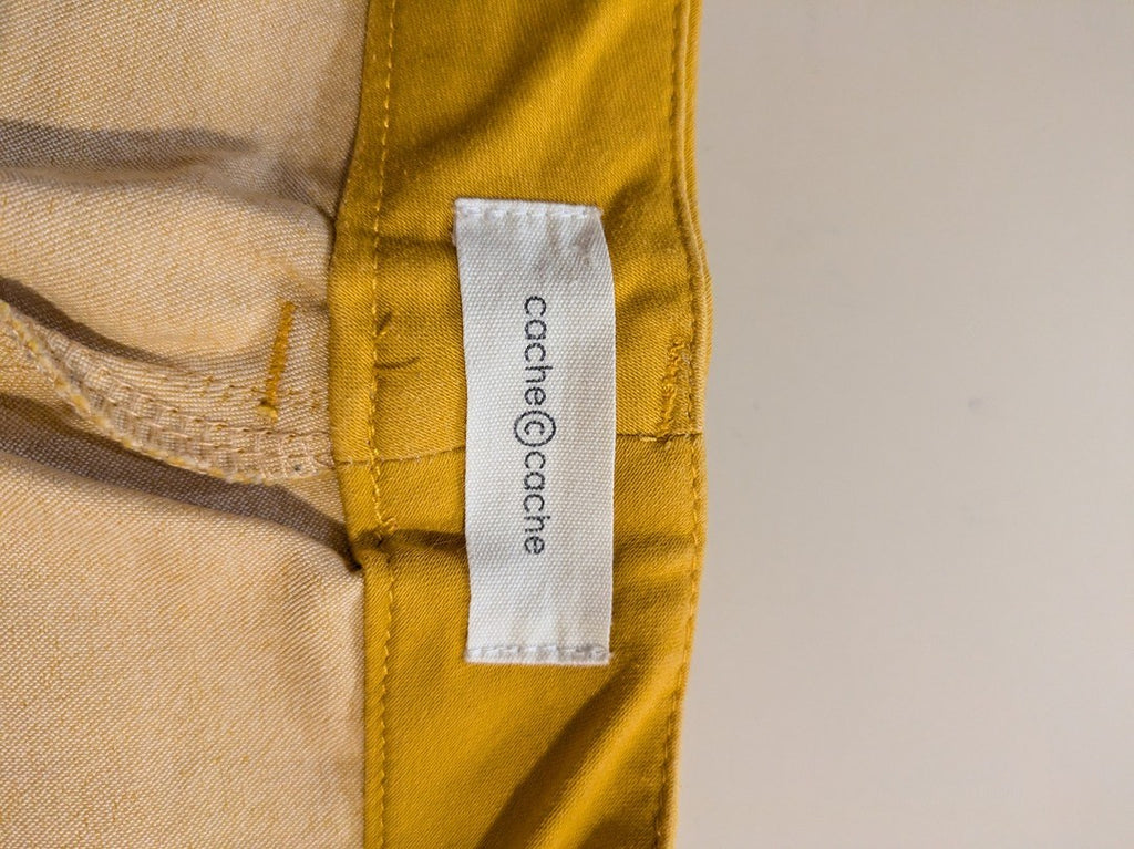 Jeans Droit Cache Cache - 38 - Moutarde - Mache-14