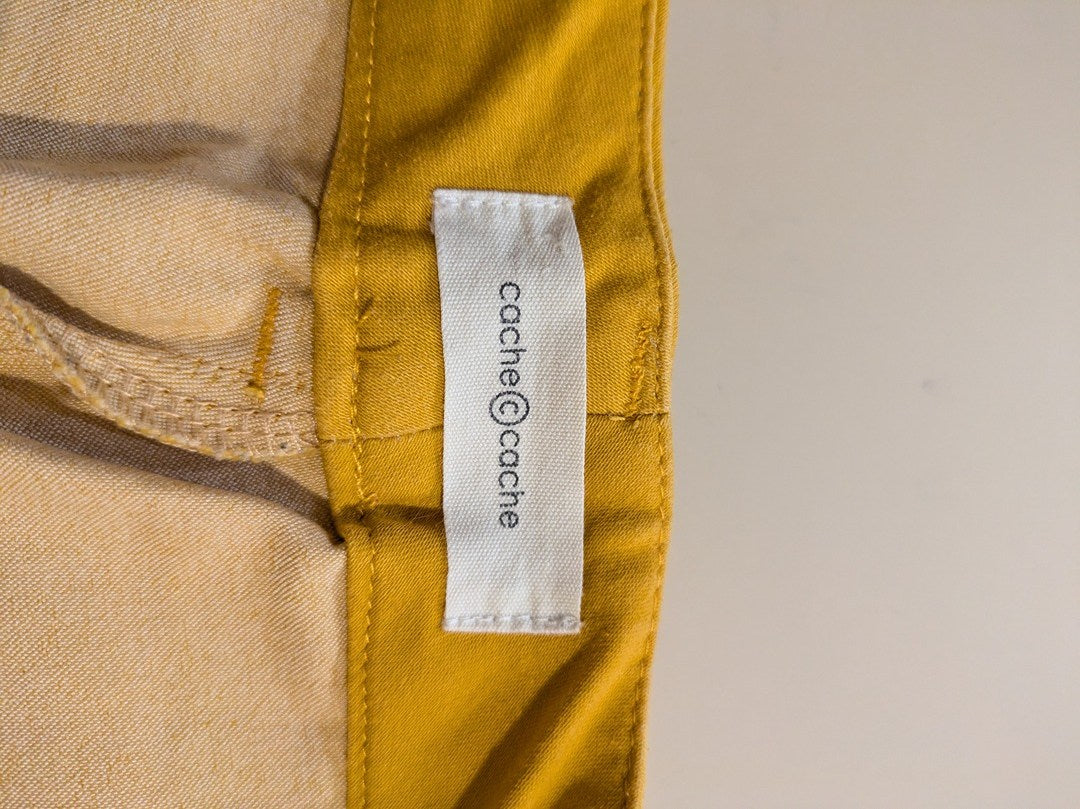 Jeans Droit Cache Cache - 38 - Moutarde - Mache-14