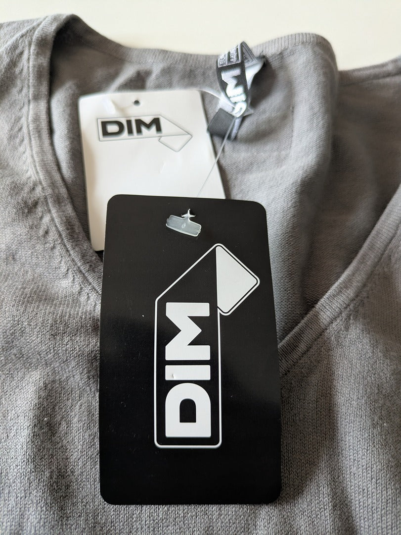 Pull col V Dim - Xl - Gris - 7859