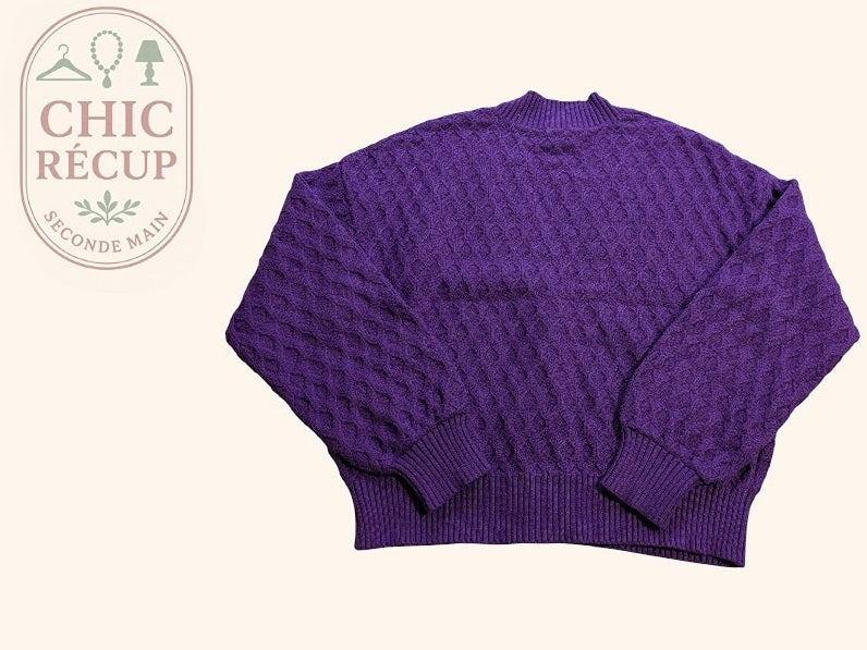 Cardigan Undiz - S - Violet - Ancuv-11