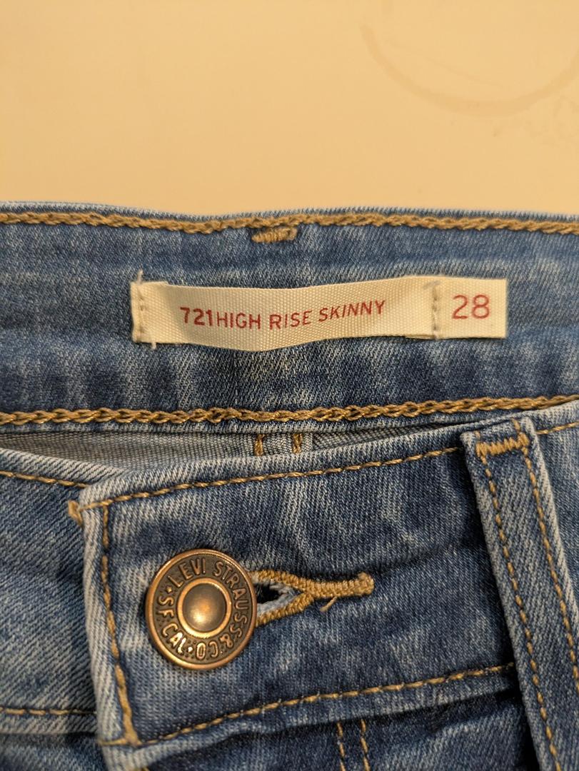 Jean skinny Levi's - 36- Bleu - 721 High Rise Skinny