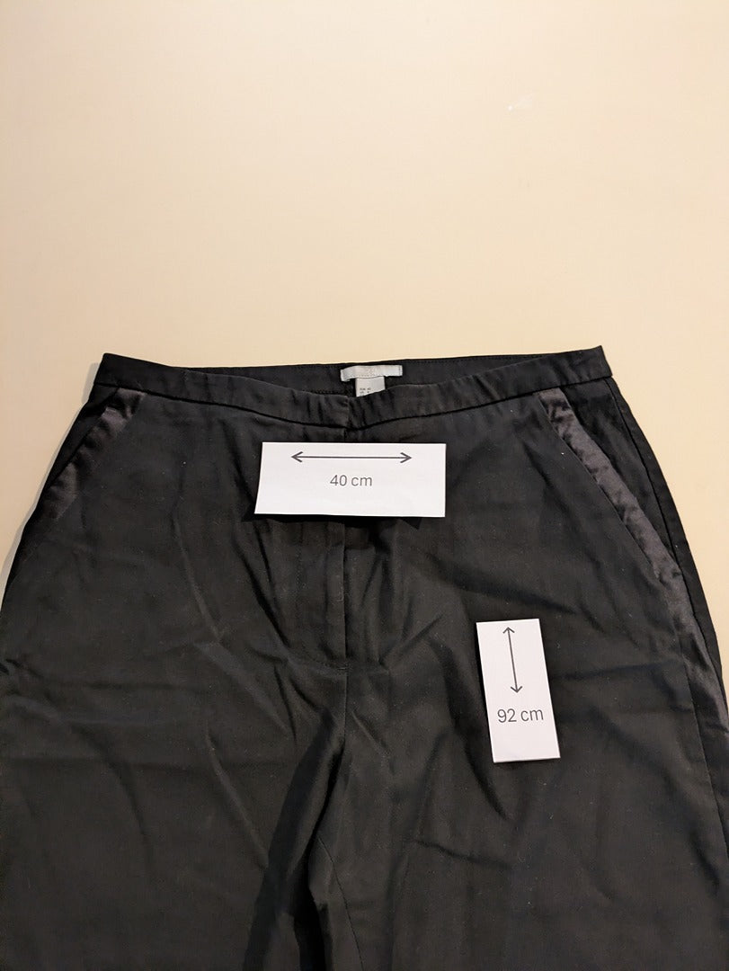 Pantalon Ajusté H&m - 40 - Noir - Evvio-86