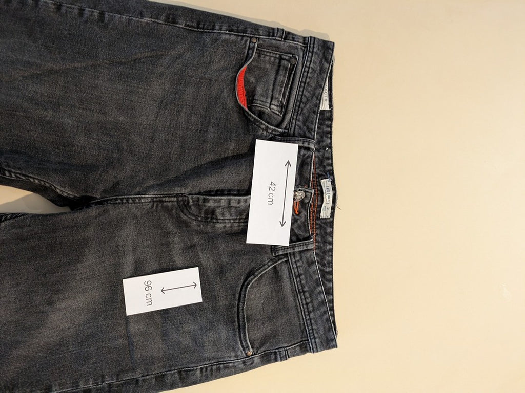 Jeans Coupe Droite Bonobo - M - Gris - Elrio-32