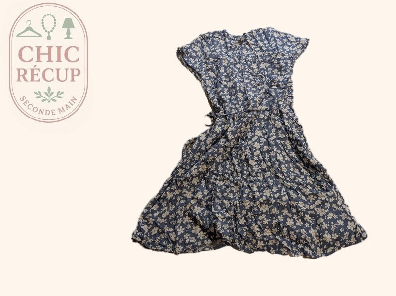 Robe Casual Divided - 34 - Bleu - Mache-03
