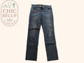 Jean droit Joe's Jeans - 24 - Bleu - Brodé