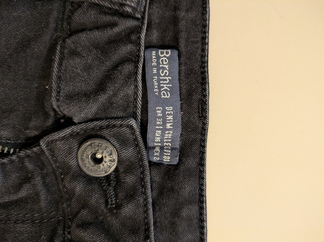 Jeans Skinny Bershka - 36 - Noir - Anbou-44