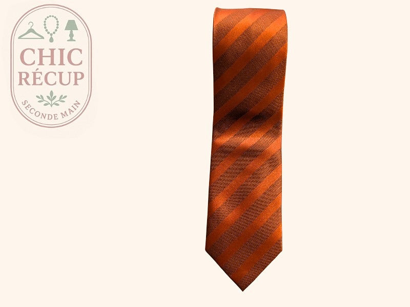 Cravate Canda - Taille Unique - Orange - Phleg-43