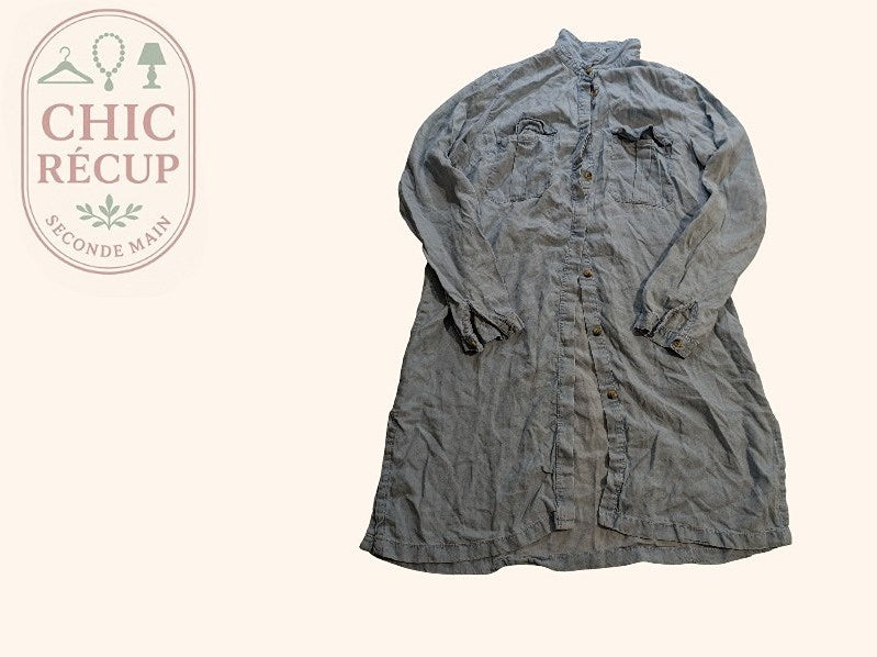 Robe En Jean - Denim Co - L - Bleu - Anbou-39