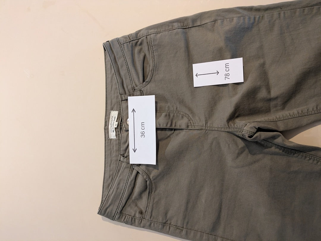 Pantalon Chino Cache Cache - 38 - Kaki - Audeb-100