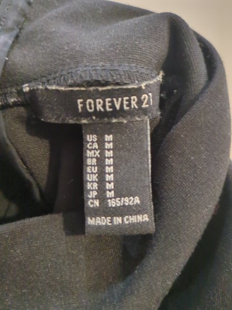 Robe - Forever 21 - M - Noir