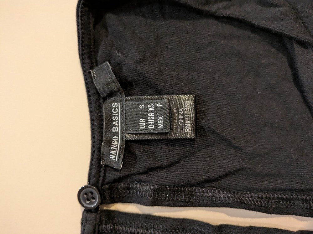 Blouse Mango - S - Noir - Qubur-90