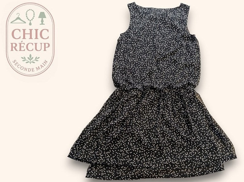 Robe noire à étoiles Cache Cache taille S