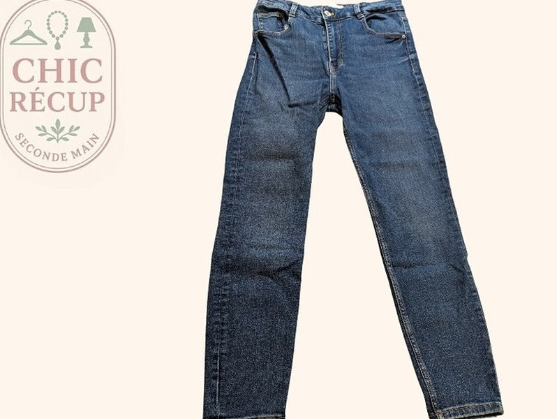 Jeans Slim Zara - S - Bleu - Paval-9