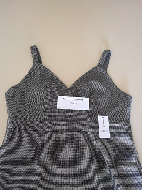 Robe à bretelles Kiabi - Xl - Gris - Pied de poule