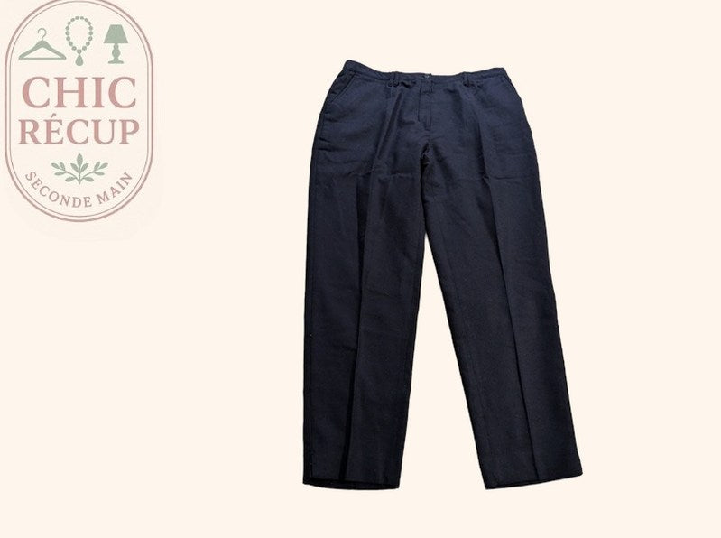 Pantalon Ajuste Blancheporte - Xl - Marine - Labag-163