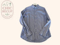 Chemise Seidensticker - M - Bleu - Slim