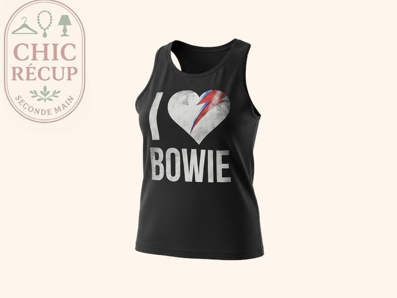 Débardeur Bowie - S - Noir - Elrio-09
