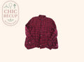 Chemise Sans marque - S - Rouge - Carreaux