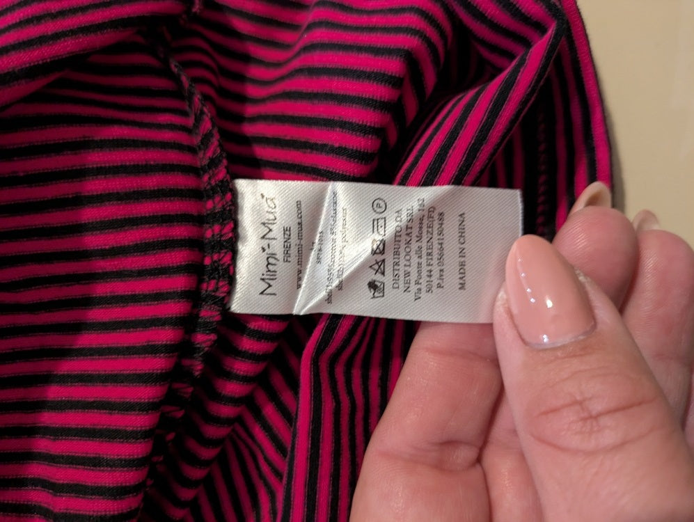 Blouse Mimi Mua - Xl - Noir Fuchsia - Brhal-27