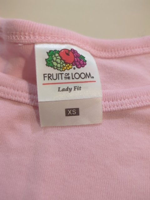 Lot 3 Débardeurs - Fruit Of The Loom - Xs - Rose - Fregl-09