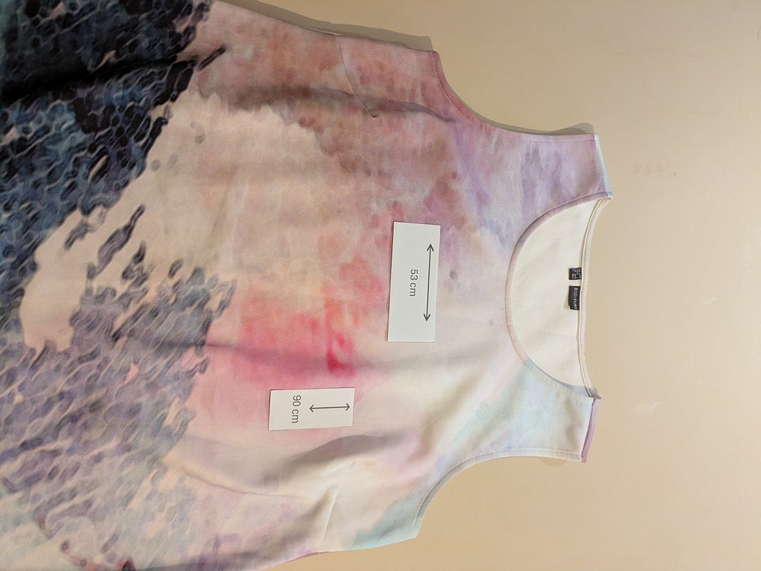 Robe d'été Bodyflirt - L - bleu - sans manches aquarelle