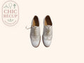 Chaussures à lacets - Bowen - 37.5 - Blanc - Brogues