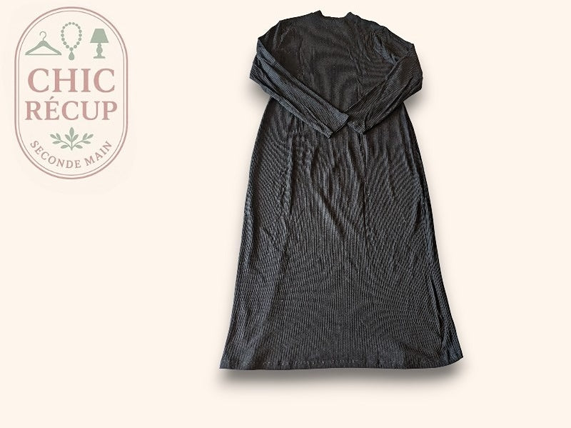 Robe Longue Camaïeu - Xl - Noir - Brhal-78