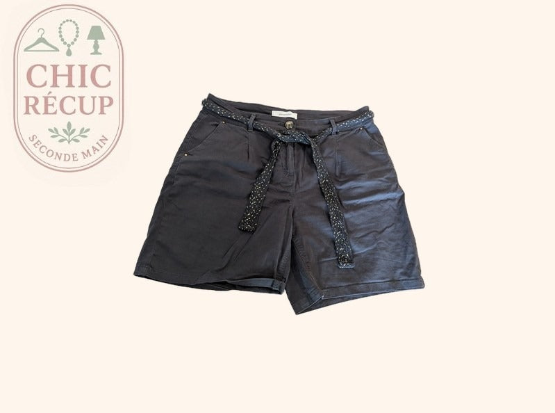 Short Longueur Genou Promod - Taille 42 - Noir - Myfed-159