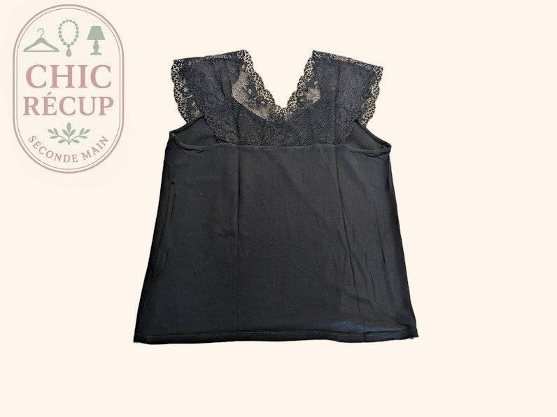 Blouse Naf Naf - M - Noir - Sabro-27