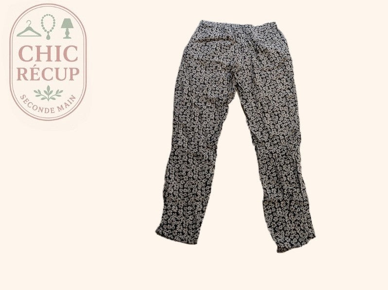 Pantalon Droit Mango - S - Noir - Mache-09