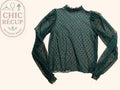 Blouse Manches Longues Pimkie - Xs - Vert Foncé - Lépas-6