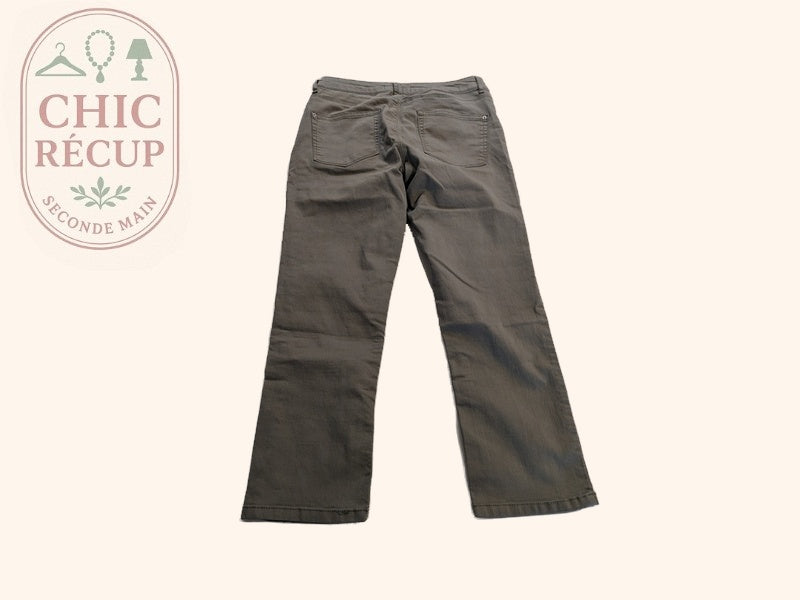 Pantalon Chino Cache Cache - 38 - Kaki - Audeb-100