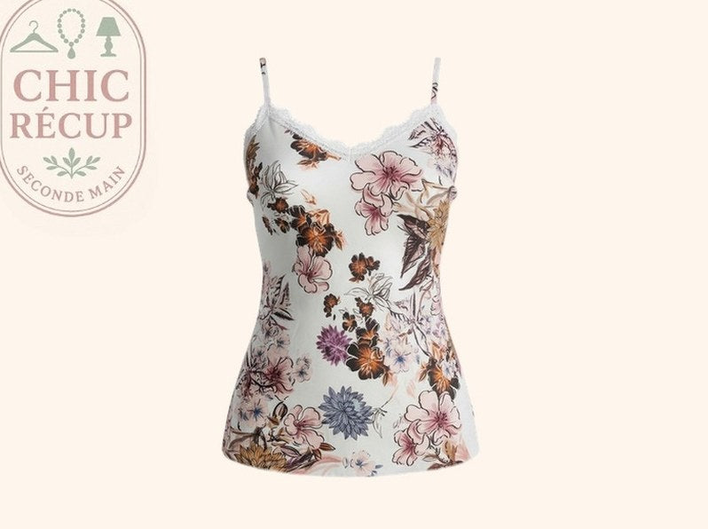 Débardeur Jade & Me - S - Beige/rose - Qubur-66