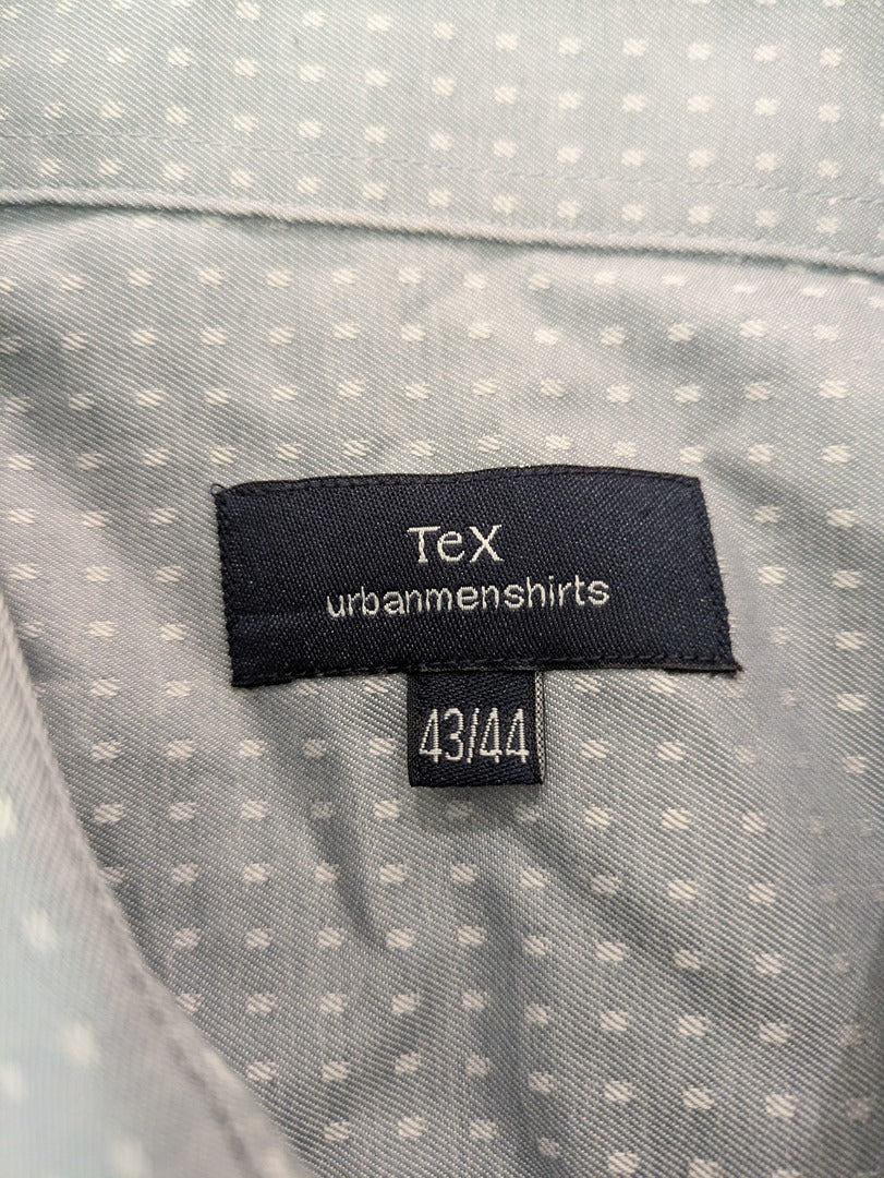 Chemise À Motifs Tex - Xl - Bleu Clair - Lulaf-13