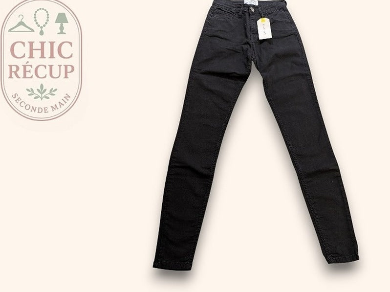 Jeans Skinny Terranova - Xs - Noir - Qubur-101
